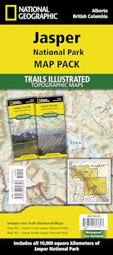 Trail Pack Jasper Nationalpark: Trails Illustrated Maps (National Geographic Trails Illustrated Map) von National Geographic