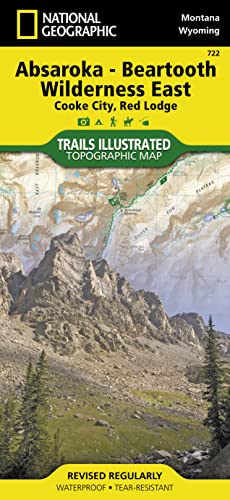 Absaroka-Beartooth Wilderness East [cooke City, Red Lodge]: Trails Illustrated Maps (National Geographic Trails Illustrated Map, Band 722)