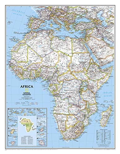 Afrika politisch, laminiert: PP.NGC622110 (National Geographic Reference Map) von National Geographic Maps