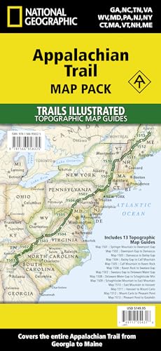 Appalachian Trail [map Pack Bundle] (National Geographic Trails Illustrated Map)