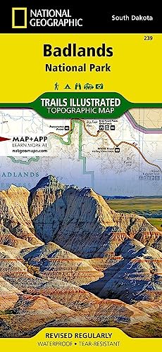 Badlands National Park, SD: National Geographic Trails Illustrated National Parks (National Geographic Trails Illustrated Map, Band 239)