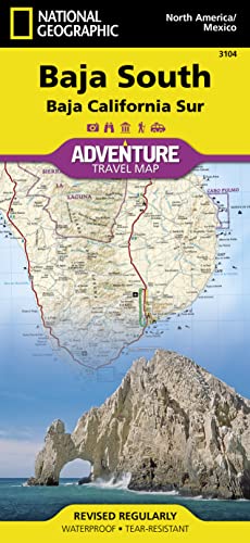 Baja California South: National Geographic Adventure Map: Baja California Sur Mexico. GPS Compatible. Full UTM Grid Baja California South: National Geographic Adventure Map: Baja California Sur Mexico. GPS Compatible. Full UTM Grid