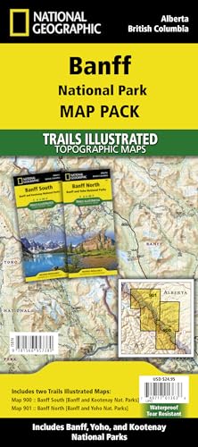 Banff National Park [map Pack Bundle]: Trails Illustrated Maps (National Geographic Trails Illustrated Topographic Map)