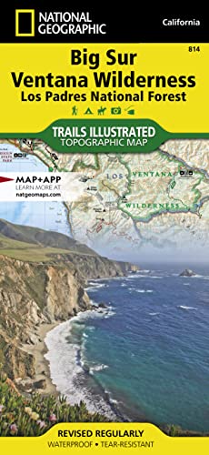 Big Sur, Ventana Wilderness [los Padres National Forest]: Trails Illustrated Other Rec. Areas (National Geographic Trails Illustrated Map)