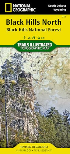 Black Hills, Northeast: National Geographic Trails Illustrated National Parks: Trails Illustrated Other Rec. Areas (National Geographic Trails Illustrated Map, Band 751)
