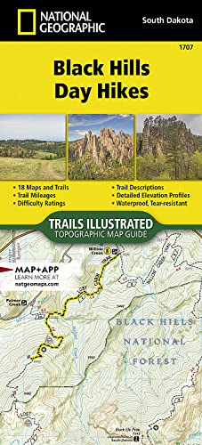 Black Hills Day Hikes (National Geographic Topographic Map Guide, 1707)