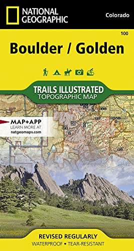 Boulder / Golden: NATIONAL GEOGRAPHIC Trails Illustrated Colorado (National Geographic Trails Illustrated Map, Band 100)