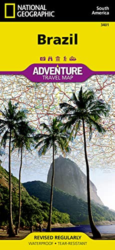 Brasilien: NATIONAL GEOGRAPHIC Adventure Maps: Waterproof. Tear-resistent Brasilien: NATIONAL GEOGRAPHIC Adventure Maps: Waterproof. Tear-resistent