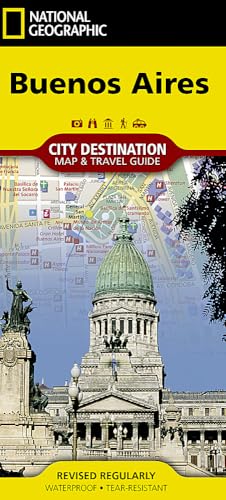 Buenos Aires: City Map & Travel Guide. Points of Interest, Additional Inset Map (National Geographic City Destination Map & Travel Guides) von National Geographic