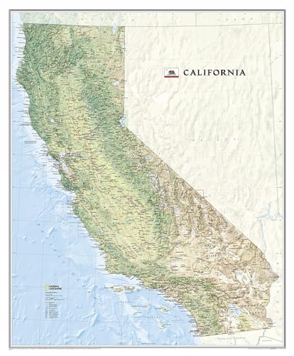 California, Tubed: Wall Maps U.S. (National Geographic Reference Map)