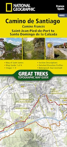 Camino de Santiago 1: 1:50000 (National Geographic Trails Illustrated Map, Band 4002) von National Geografisch Inst