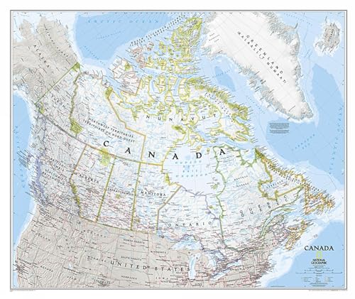 National Geographic Map Canada, Planokarte: Political Map (National Geographic Reference Map)