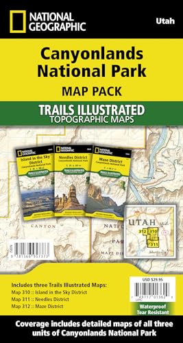 Canyonlands National Park [map Pack Bundle]: Trails Illustrated Maps (National Geographic: Trails Illustrated)