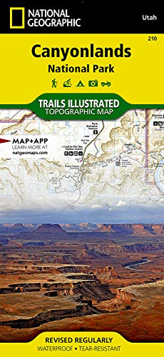 Canyonlands National Park: National Geographic Trails Illustrated Utah: Topographic Map. Waterproof. Tear-resistent (National Geographic Trails Illustrated Map, Band 210)