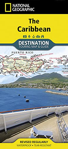 Caribbean: Reise-Karte der östl. Karibik inkl. Fotos, hilfreiche Informationen zu jeder Insel: Domenikanische Republik, Haiti, Puerto Rico, Trinidad ... Cha... (National Geographic Destination Map)