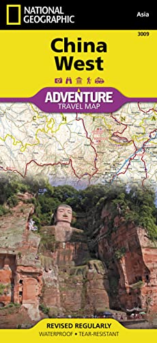 China, Westen: NATIONAL GEOGRAPHIC Adventure Maps: Protected Areas, Points of Interest, Detailed Road Network and Town Location Index von NATL GEOGRAPHIC MAPS