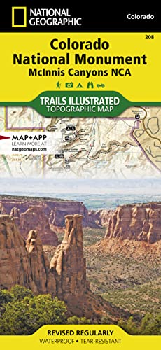 Colorado National Monument: National Geographic Trails Illustrated Colorado: Trails Illustrated National Parks (National Geographic Trails Illustrated Map, Band 208)