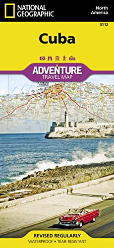 Cuba Map: Waterproof. Tear-resistent (National Geographic Adventure Map, Band 3112)