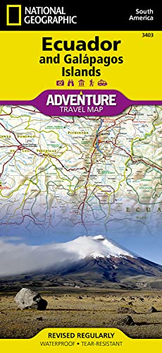 Ecuador und Galapagos: NATIONAL GEOGRAPHIC Adventure Maps: Waterproof. Tear-resistent