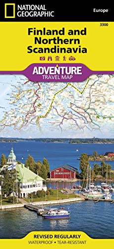 Finnland und Nord - Skandinavien: NATIONAL GEOGRAPHIC Adventure Maps: Protected Areas, Points of Interest, Detailed Road Network and Town Location Index