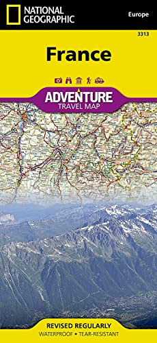 France: Waterproof. Tear-resistent (National Geographic Adventure Map, 3313, Band 3313)