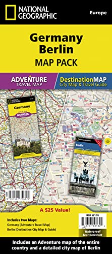 Germany, Berlin [map Pack Bundle]: Travel Maps International Adventure/Destination Map (National Geographic Adventure Map)