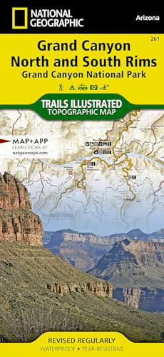Grand Canyon, Bright Angel & North/South Rim: NATIONAL GEOGRAPHIC Trails Illustrated National Parks: Outdoor Recreation Map (National Geographic Trails Illustrated Map, Band 261) von National Geographic