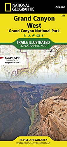 Grand Canyon West, AZ: NATIONAL GEOGRAPHIC Trails Illustrated National Parks: Outdoor Recreation Map. Grand Canyon National Park Arizona, USA (National Geographic Trails Illustrated Map, Band 263) von National Geographic