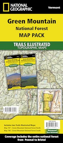 Green Mountain National Forest [map Pack Bundle]: Trails Illustrated National Parks (National Geographic Trails Illustrated Map)