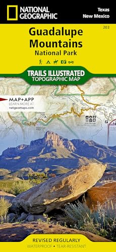 Guadalupe Mountains National Park: National Geographic Trails Illustrated National Parks (National Geographic Trails Illustrated Map, Band 203)