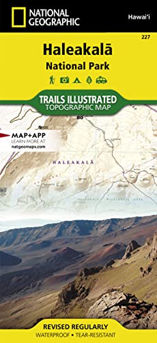 Haleakala National Park, HI: National Geographic Trails Illustrated National Parks (National Geographic Trails Illustrated Map, Band 227)