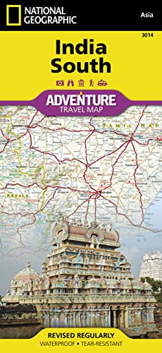 National Geographic Adventure Travel Map India South: Protected Areas, Points of Interest, Detailed Road Network and Town Location Index. WATERPROOF. ... Geographic Adventure Map, Band 3014) von National Geographic