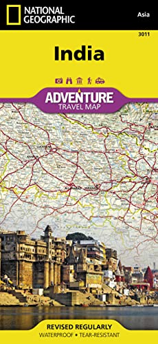 India: Travel Maps International Adventure Map: Waterproof, tear-resistant (National Geographic Adventure Map, Band 3011)
