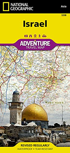 Israel: Travel Maps International Adventure Map: Waterproof. Tear-resistent (National Geographic Adventure Map, Band 3208)