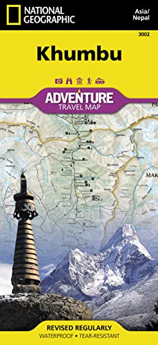 National Geographic Adventure Travel Map Khumbu: Travel Maps International Adventure Map (National Geographic Adventure Map, Band 3002)