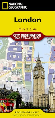 London: City Map & Travel Guide. Points of Interest, Additional Inset Map (National Geographic Destination City Map)
