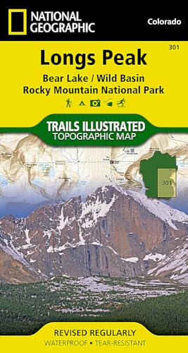 Longs Peak / Bear Lake: National Geographic Trails Illustrated Colorado: Trails Illustrated National Parks (National Geographic Trails Illustrated Map, Band 301)