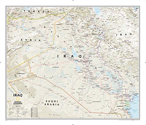 National Geographic Map Iraq Classic: Wall Maps Countries & Regions (National Geographic Reference Map)