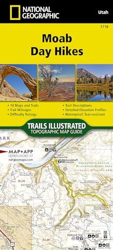 Moab Day Hikes Map Guide Moab Day Hikes Map Guide