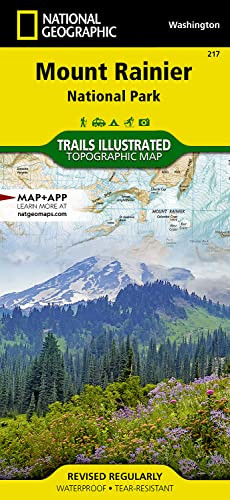 Mount Rainier National Park, WA: National Geographic Trails Illustrated National Parks: Outdoor Recreation Map. Hiking Trails, Wilderness Camps, Trail ... Geographic Trails Illustrated Map, Band 217)