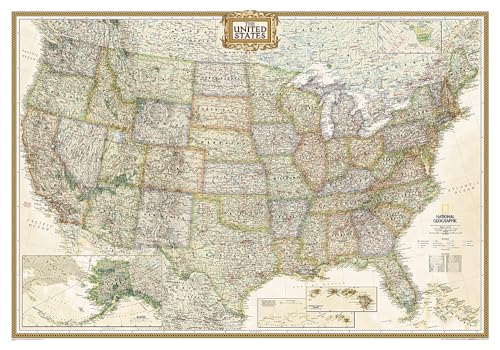 National Geographic 620014 Wandkarte Nordamerika politisch: Wall Maps U.S. (National Geographic Reference Map)