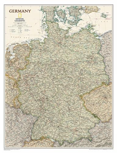 National Geographic Map Executive Germany, Planokarte: Wall Maps Countries & Regions (National Geographic Reference Map)