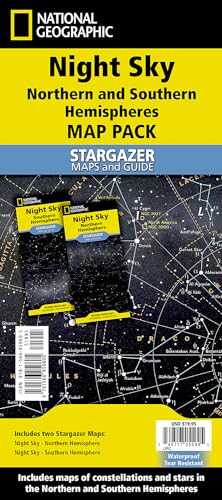 National Geographic Night Sky (Stargazer Folded Map Pack Bundle) (National Geographic Reference Map) von National Geographic
