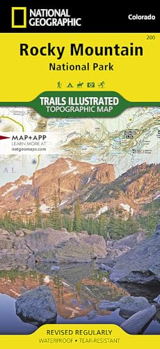 National Geographic Trails Illustrated Map Rocky Mountain National Park: Topographic Map. Rocky Mountain Nationalpark inkl. Arapaho und Roosevelt ... Wilderness, Arapaho National Erholungsgebiet von National Geographic