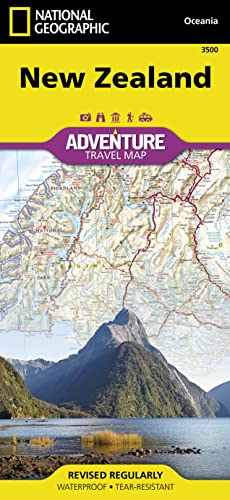 Neuseeland: NATIONAL GEOGRAPHIC Adventure Maps: Waterproof. Tear-resistent Neuseeland: NATIONAL GEOGRAPHIC Adventure Maps: Waterproof. Tear-resistent