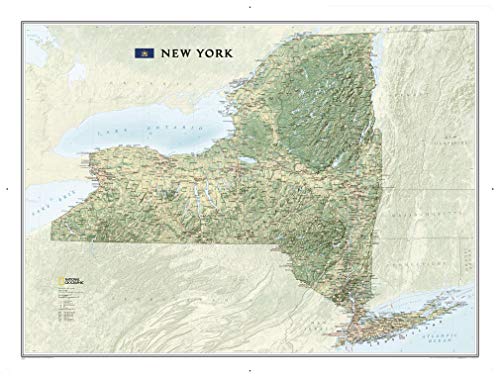 New York: Wall Maps U.s. (National Geographic Reference Map)