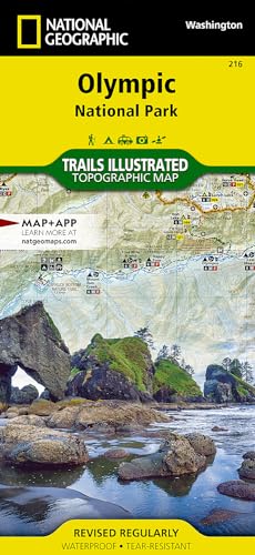 Olympic National Park, WA: National Geographic Trails Illustrated National Parks: Topographic Map. Waterproof. Tear-resistant (National Geographic Trails Illustrated Map, Band 216)