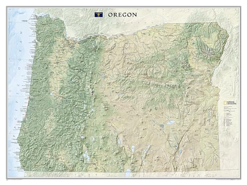 Oregon: Wall Maps U.s. (National Geographic Reference Map)