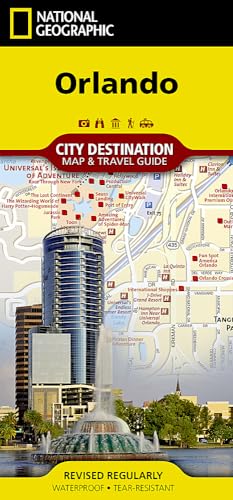 Orlando: 1:23200: City Map & Travel Guide. Points of Interest, Additional Inset Map, Transit System, Travel Information, Top Attraction, 3D Buildings, ... (National Geographic Destination City Map) von National Geographic