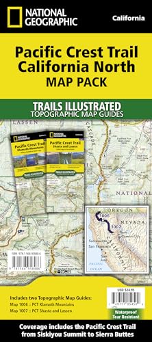 Pacific Crest Trail: California North [map Pack Bundle] (National Geographic Trails Illustrated Map)